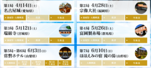 叡王戦七番勝負日程