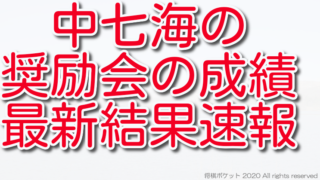 中七海の奨励会の成績最新結果速報
